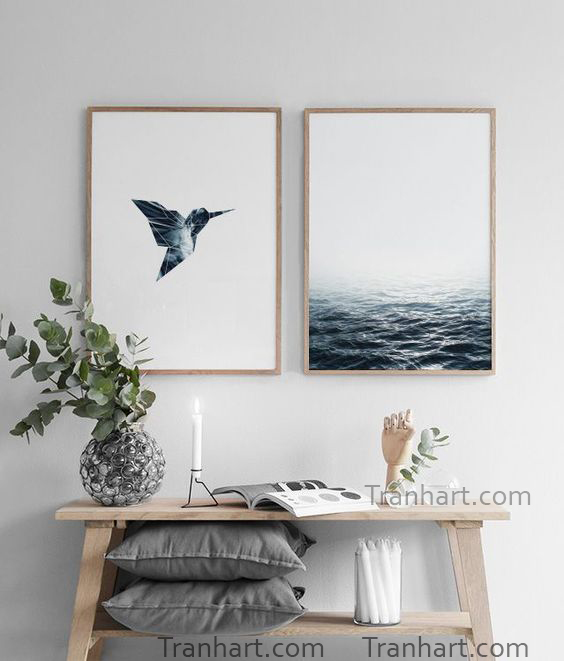 Bộ tranh canvas mênh mông 02 - 40x60cm