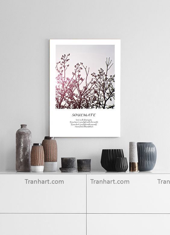 Tranh canvas nắng sớm - 60x80cm