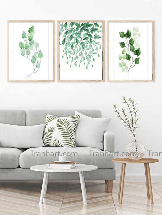 bộ tranh canvas nhiệt đới 14 - 40x60cm