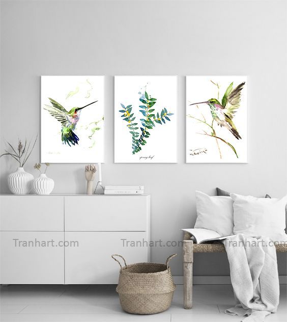 Bộ tranh canvas quốn quýt - 40x60cm