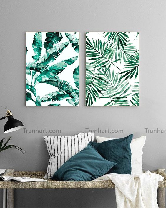 Bộ tranh những chiếc lá R1 - 30x40cm