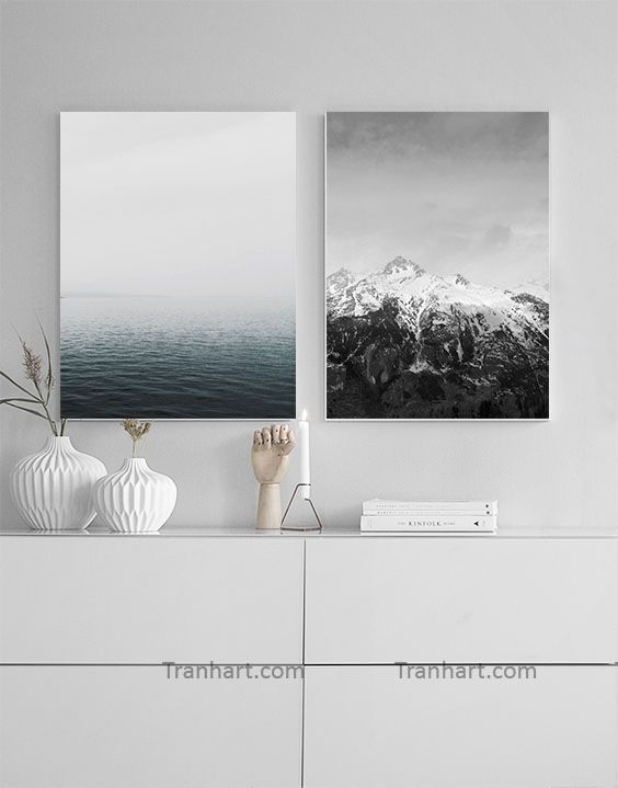 Bộ tranh canvas xa xăm - 50x70cm