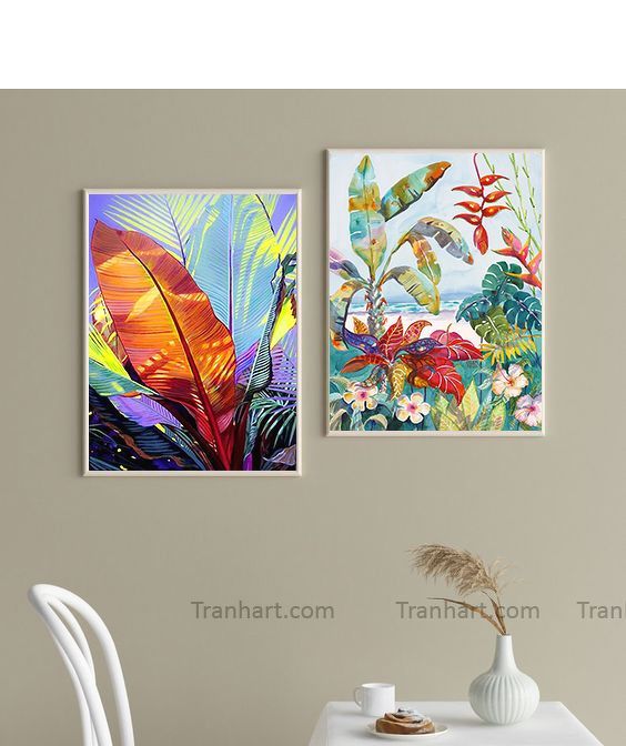 Bộ tranh canvas rực rỡ - 30x40cm