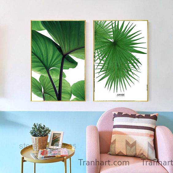 Bộ tranh canvas nhiệt đới 10 - 30x40cm
