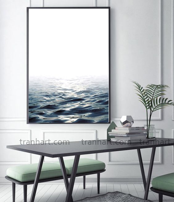 Tranh canvas mênh mông 01 - 50x70cm