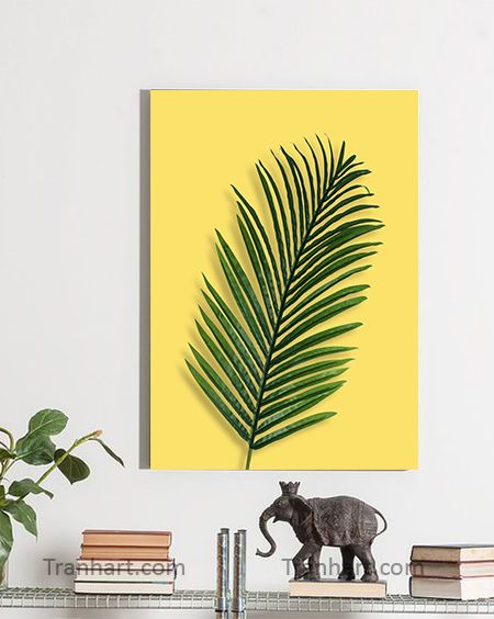 Tranh canvas chiếc lá F1 - 50x70cm