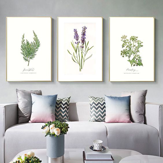 Tranh in canvas lavander 101 - 40x60cm