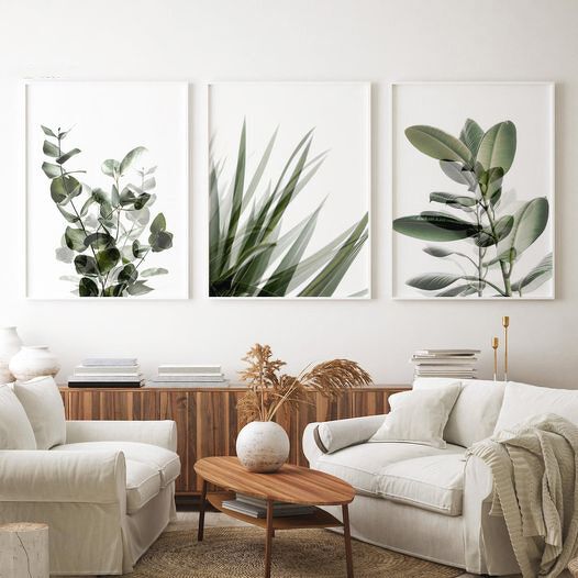 Bộ 3 tranh canvas nhiệt đới 807 - 40x60cm