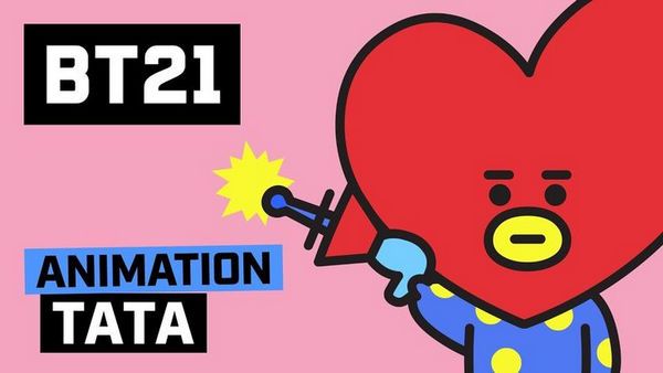 Tất tần tật những món đồ siêu yêu hình TATA - Nhân vật BT21