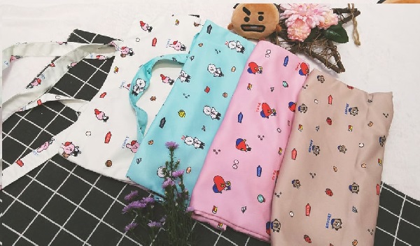 tui tote bt21 mau