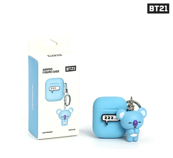 offical bt21 airpod case figure