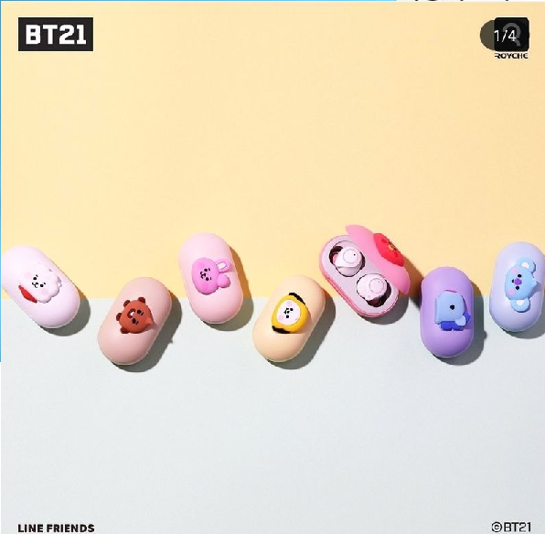 BT21 WIRELESS EARPHONE VER BABY​