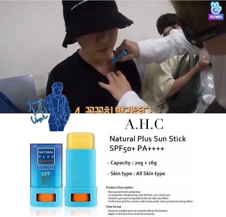 Kem chống nắng AHC Natural Plus Sunstick 22gr