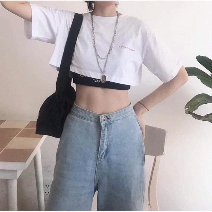 Sét 2 áo Croptop