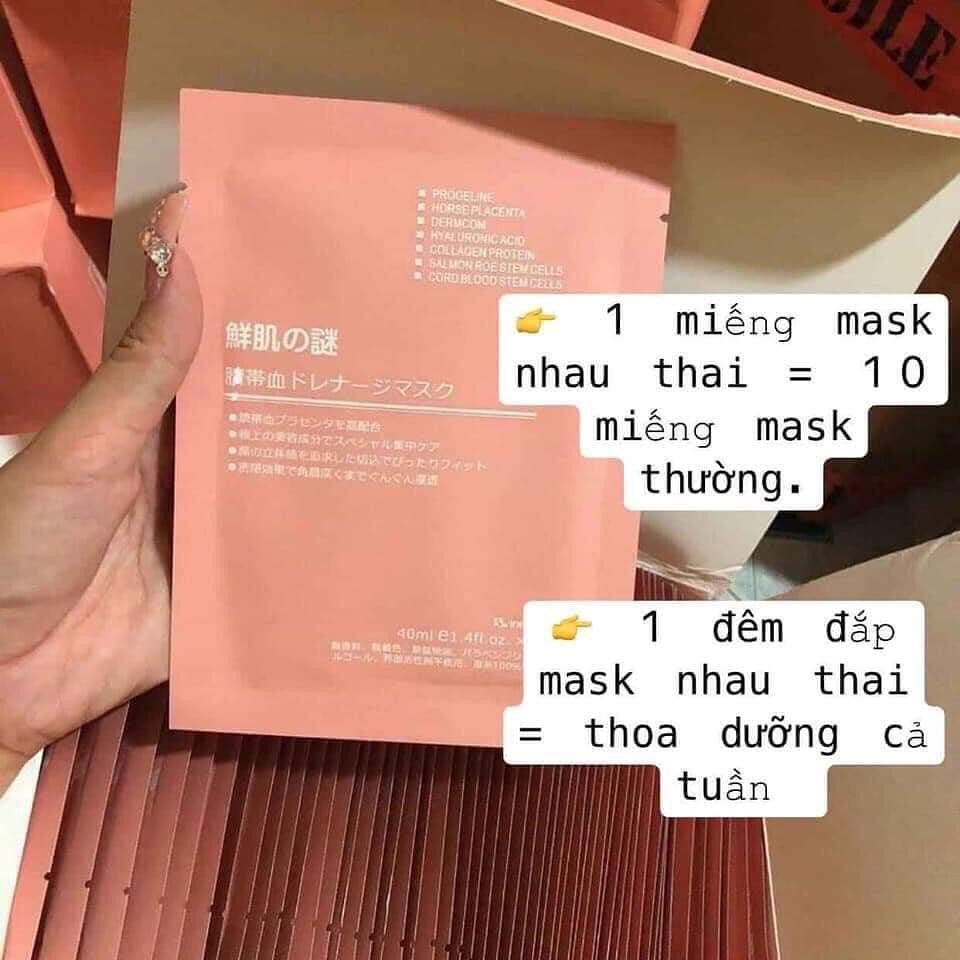 Mask nhau thai cuống rốn Nhật