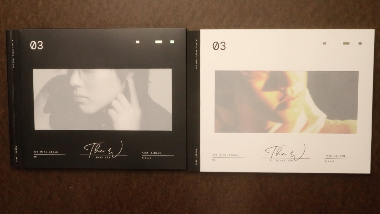 Album Jihoon Vol3 The W (Black)