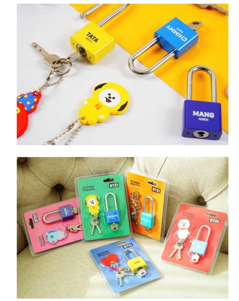 BT21 silicone lock