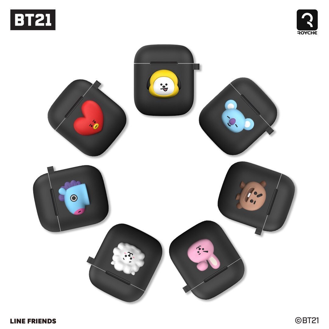 Bt21 Airpod case Black