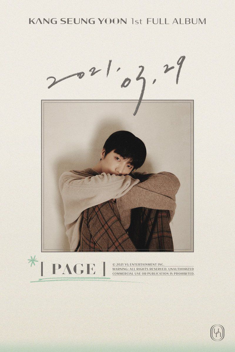 Album KANG SEUNG YOON - 1st FULL ALBUM [PAGE]