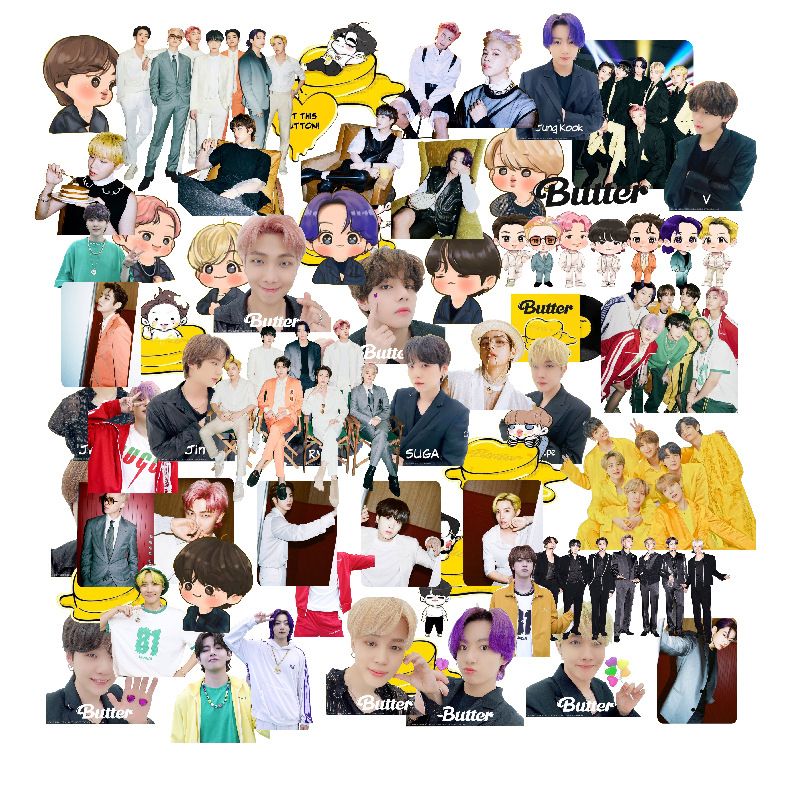 Set 70 Sticker BTS - Butter