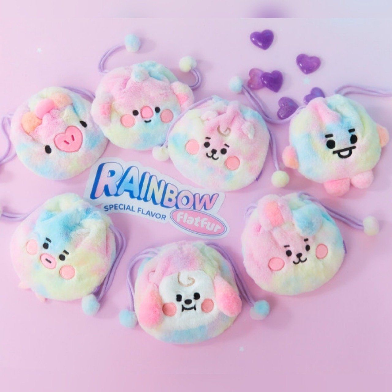 Bt21 Rainbow Pouch