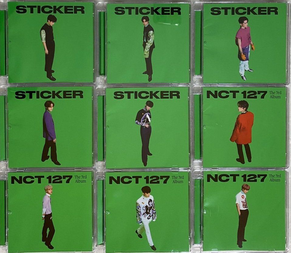 album nct 127 - sticker - case ver