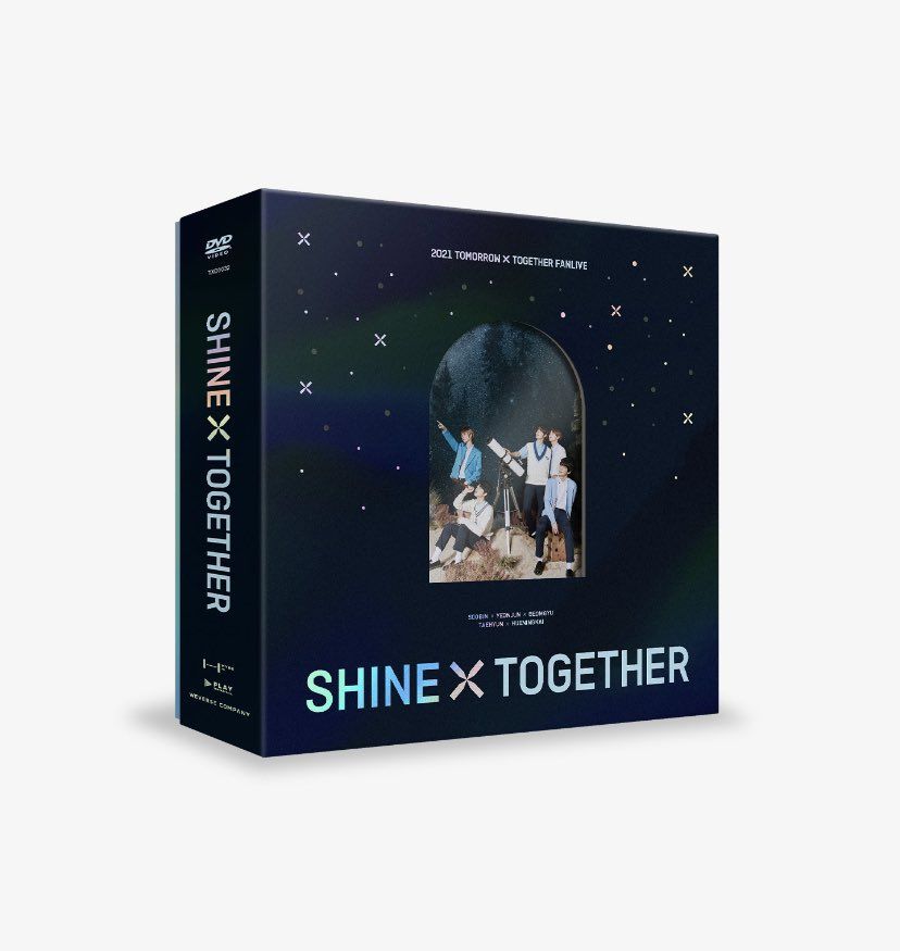 2021 TXT FANLIVE SHINE X TOGETHER DVD