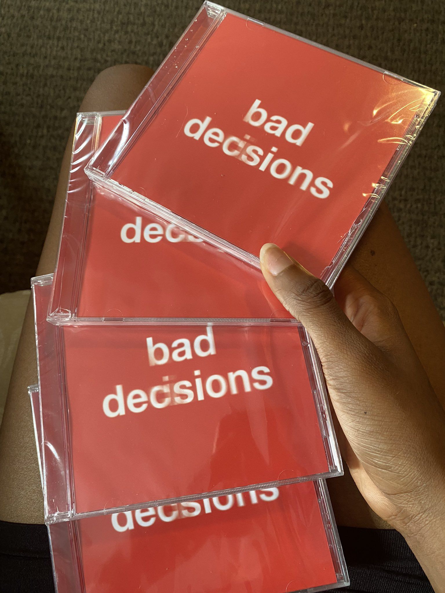 Đĩa nhạc - Bad decisions CD