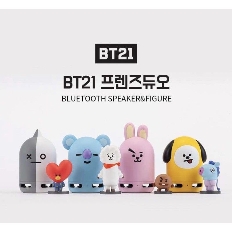 BT21 Friends Duo Bluetooth Speaker & Figure