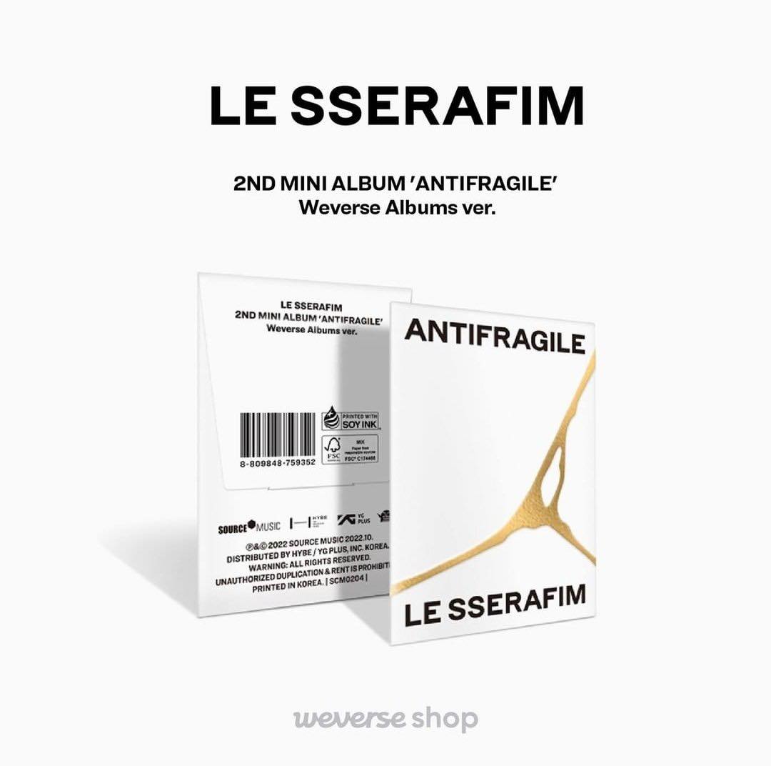 Album Le sserafim - Antifragile Weverse