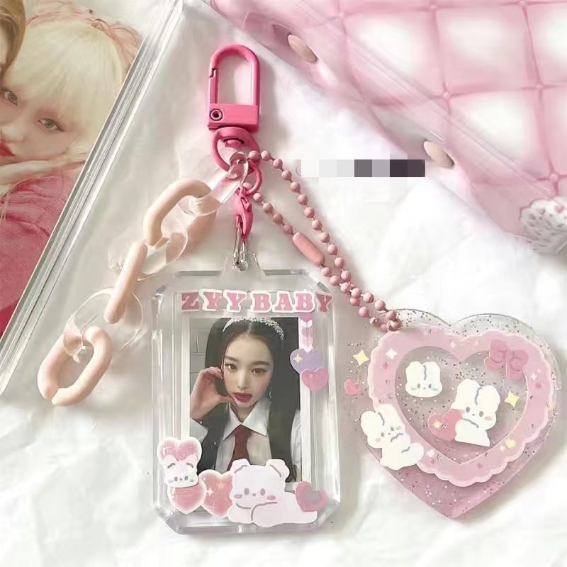 Frame keychain đựng ID