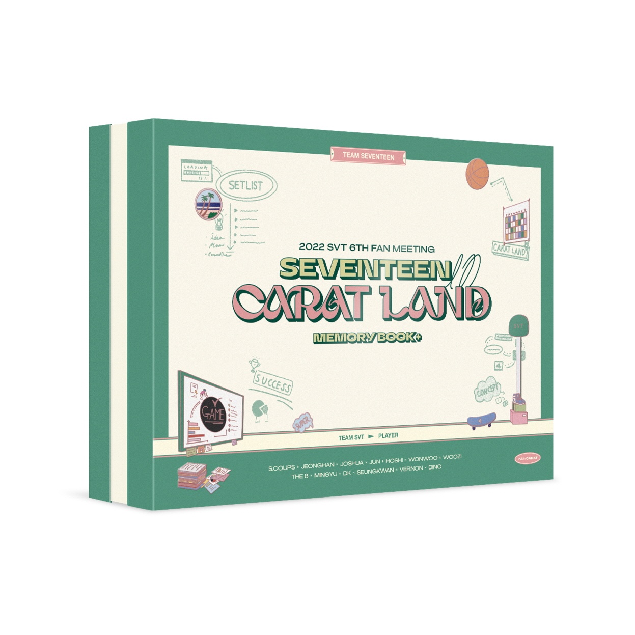 SEVENTEEN [SEVENTEEN in CARAT LAND] MEMORY BOOK+ DVD