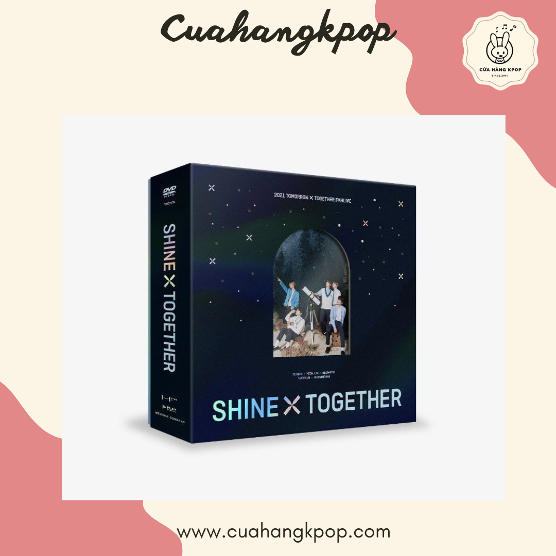 2021 TXT FANLIVE SHINE X TOGETHER DVD