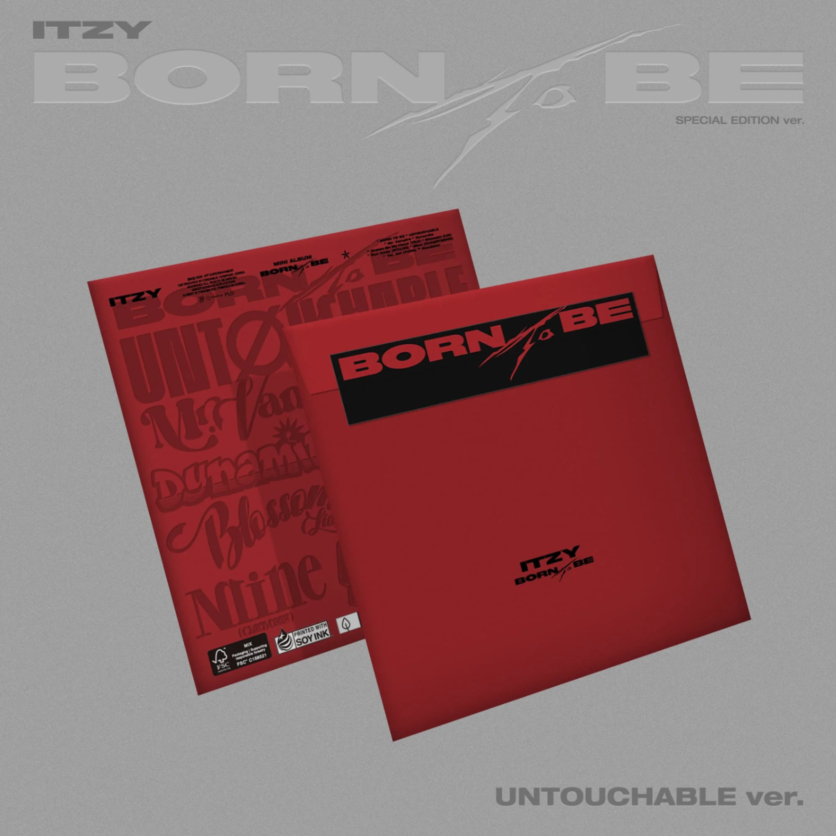 ALBUM ITZY - BORN TO BE (UNTOUCHABLE VER.)