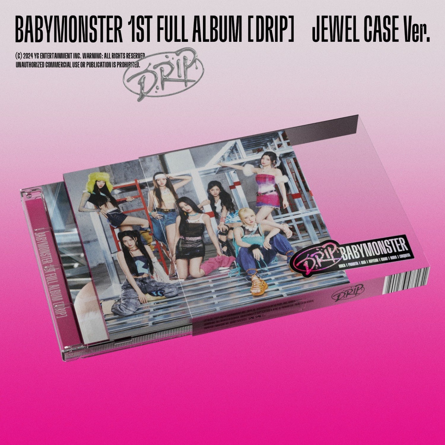 ALBUM BABYMONSTER - DRIP JEWEL CASE