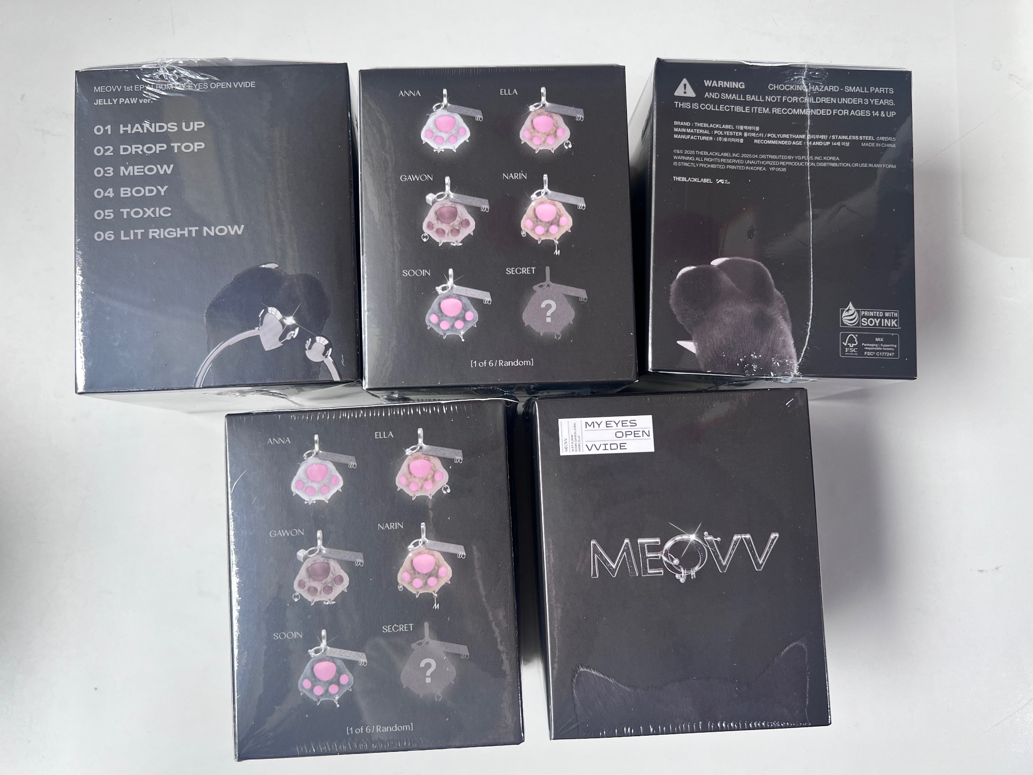 ALBUm MEOVV - MY EYES OPEN VVIDE' (JELLY PAW ver.)
