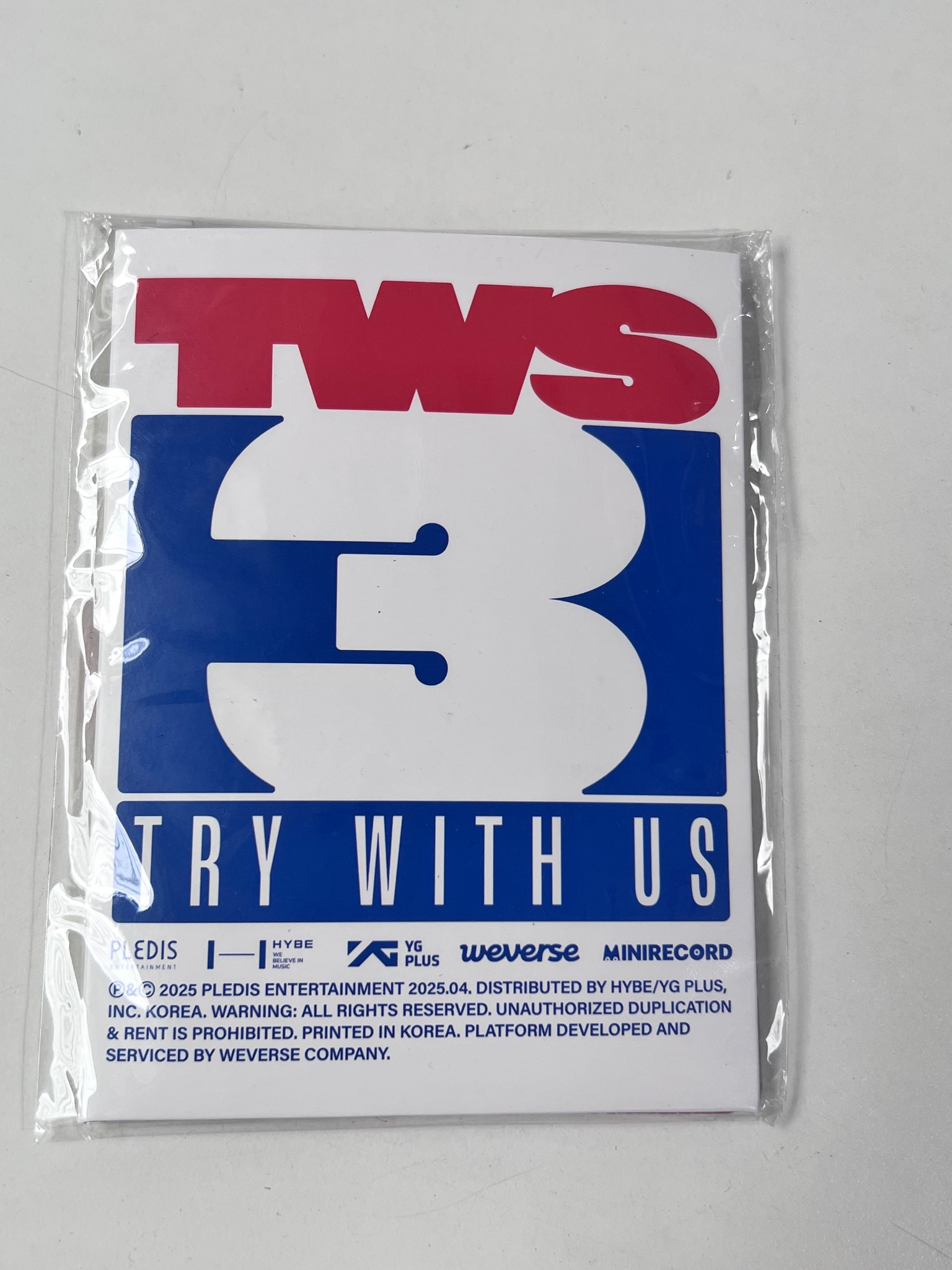 ALBUM TWS -TRY WITH US’ (Weverse Albums ver.)