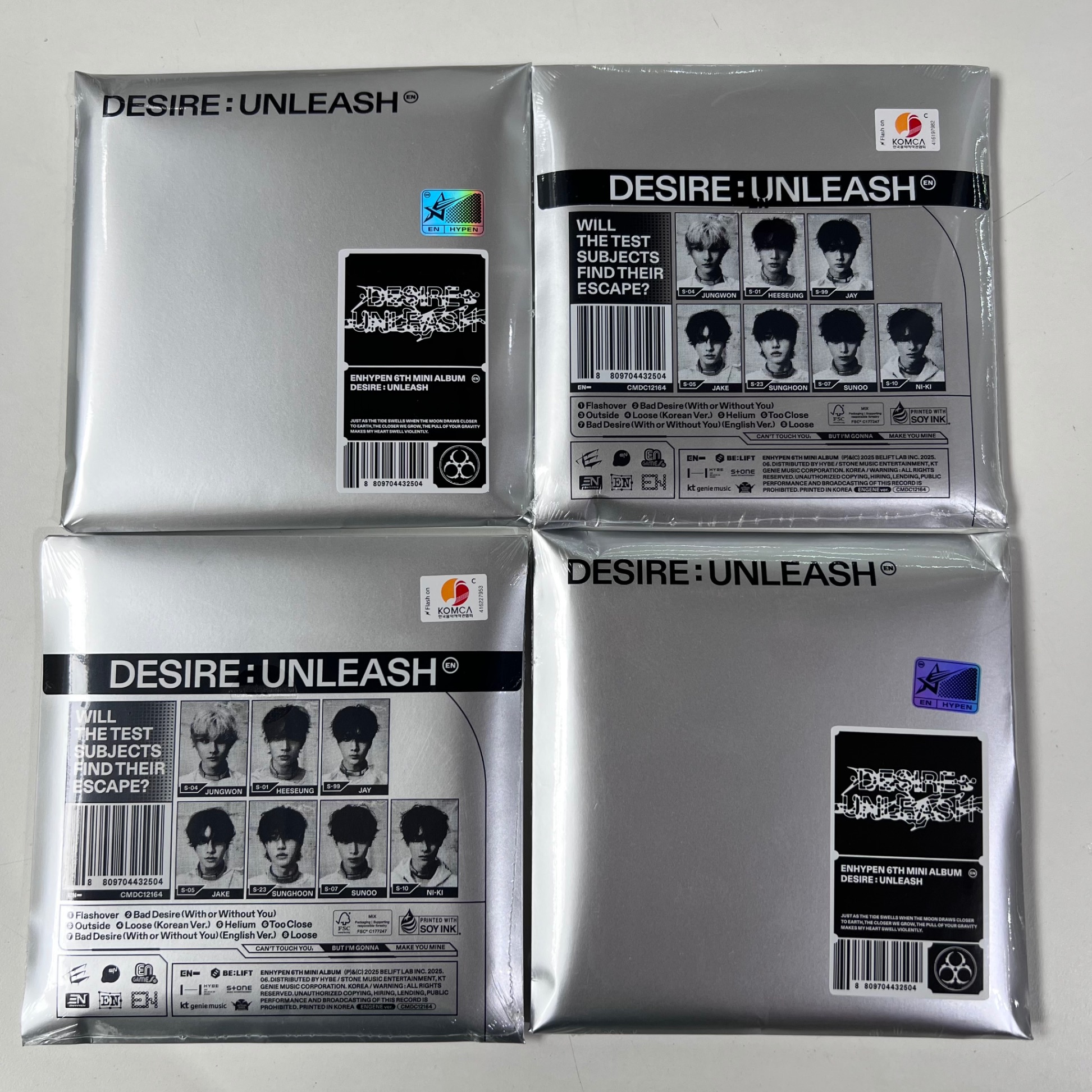 ALBUm ENHYPEN - DESIRE : UNLEASH (ENGENE VER.)