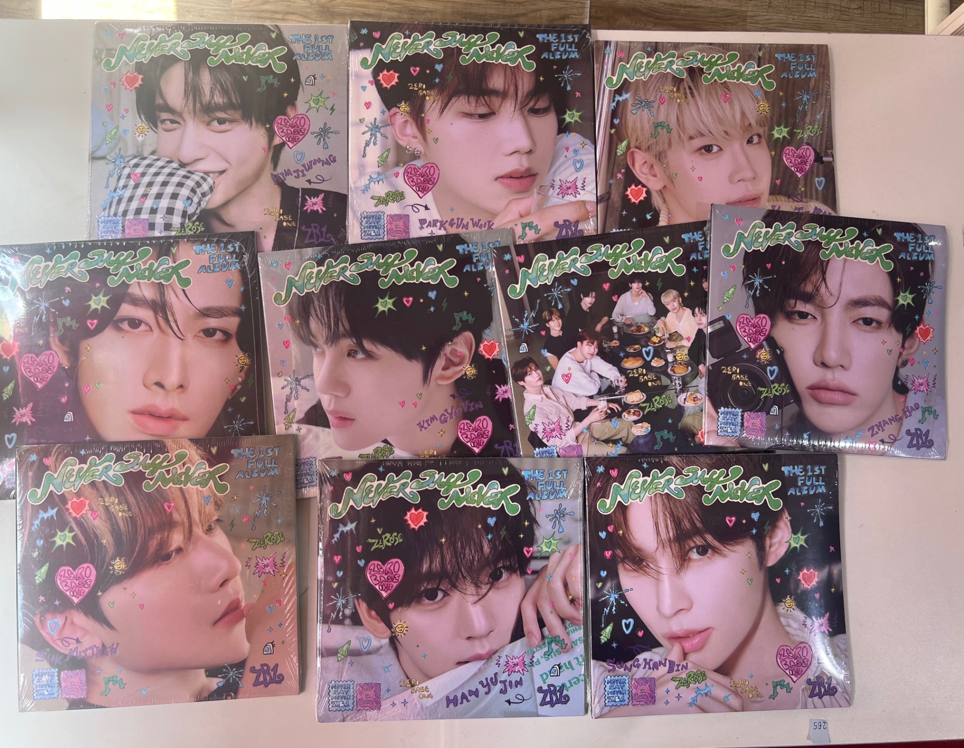 ALBUM ZEROBASEONE THE 1ST FULL ALBUM [NEVER SAY NEVER] DIGIPACK Ver.