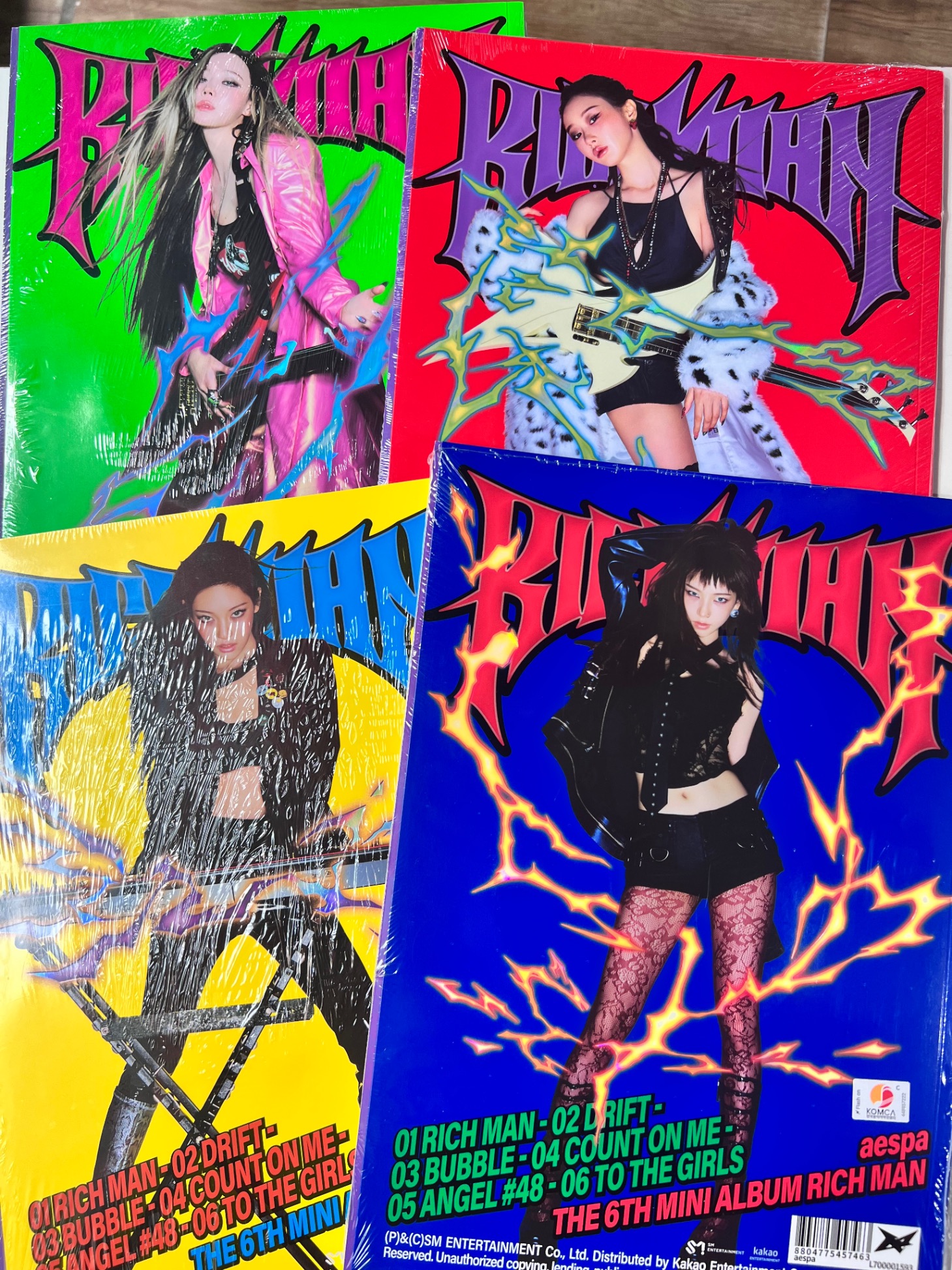 ALBUM aespa 6th Mini Album [Rich Man] (ENERGY Ver.)