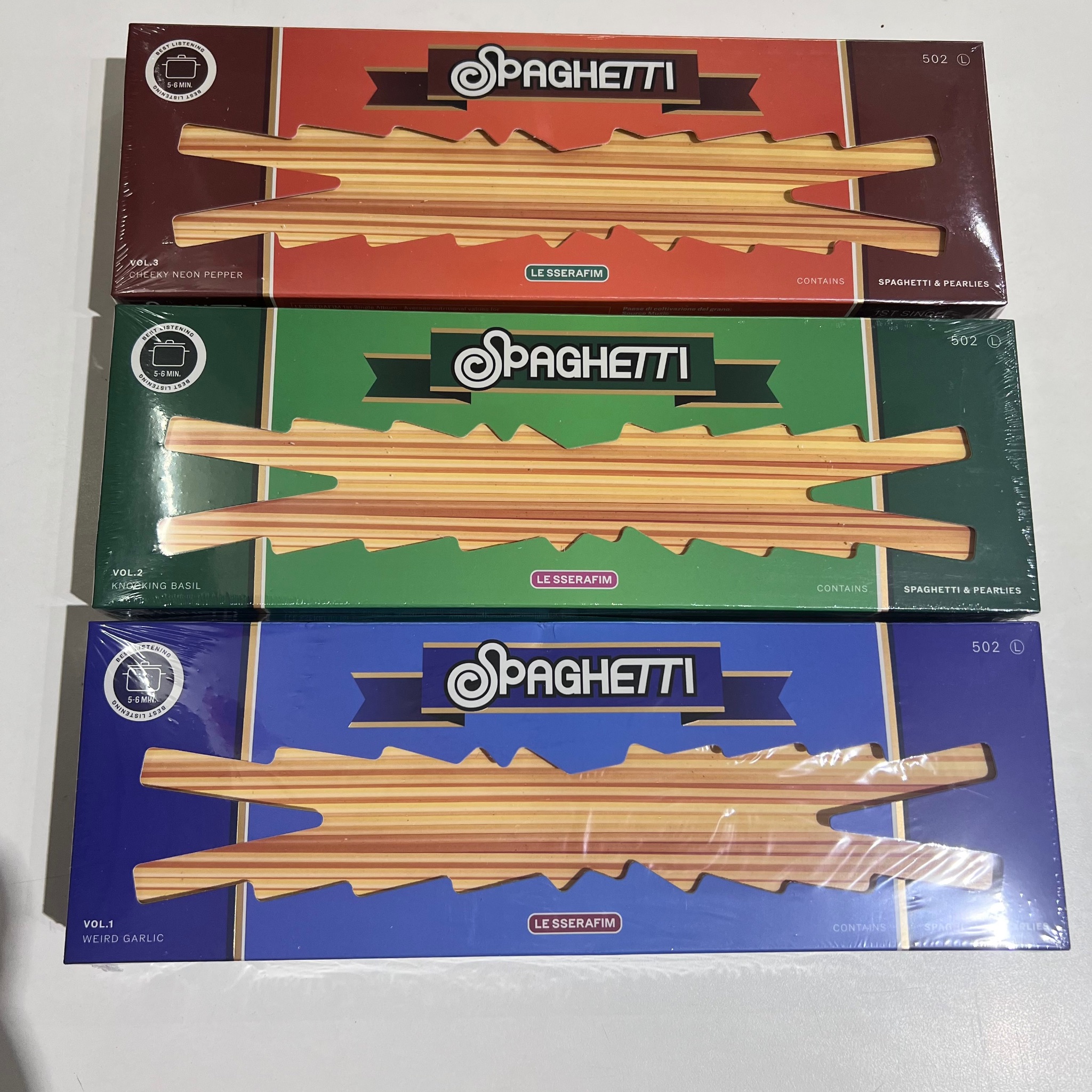 ALBUM LE SSERAFIM SPAGHETTI