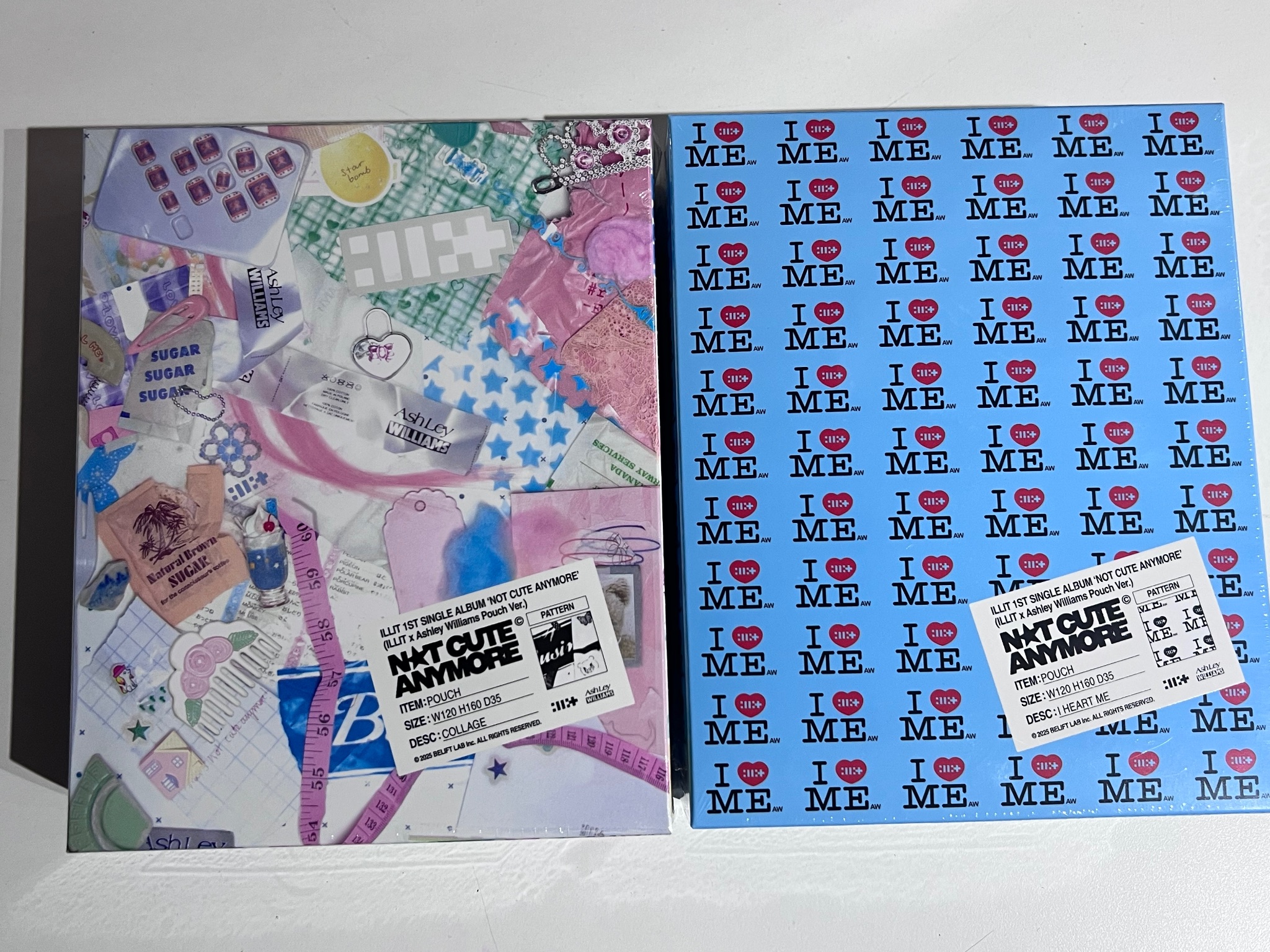 ALBUM ILLIT 1st Single Album [NOT CUTE ANYMORE] (ILLIT x Ashley Williams Pouch Ver.)