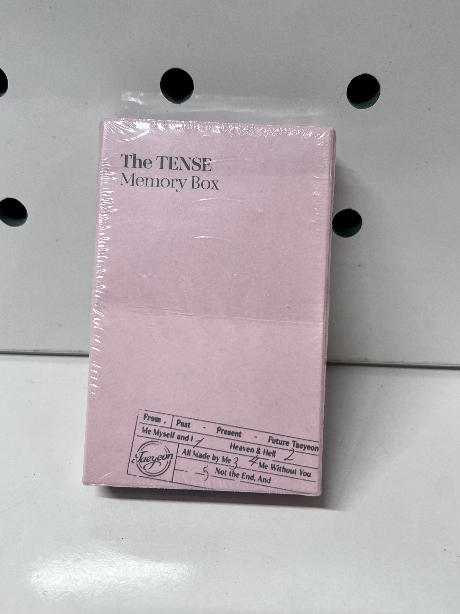 TAEYEON CONCERT The TENSE Memory Box Digital Code