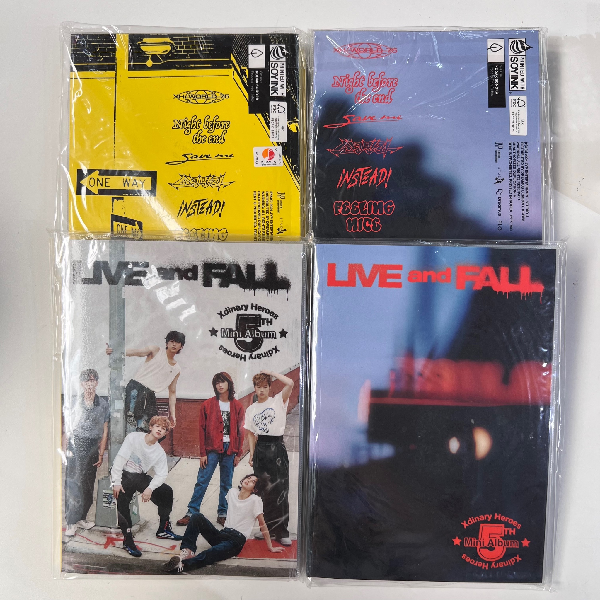 ALBUM Xdinary Heroes - LIVE and FALL