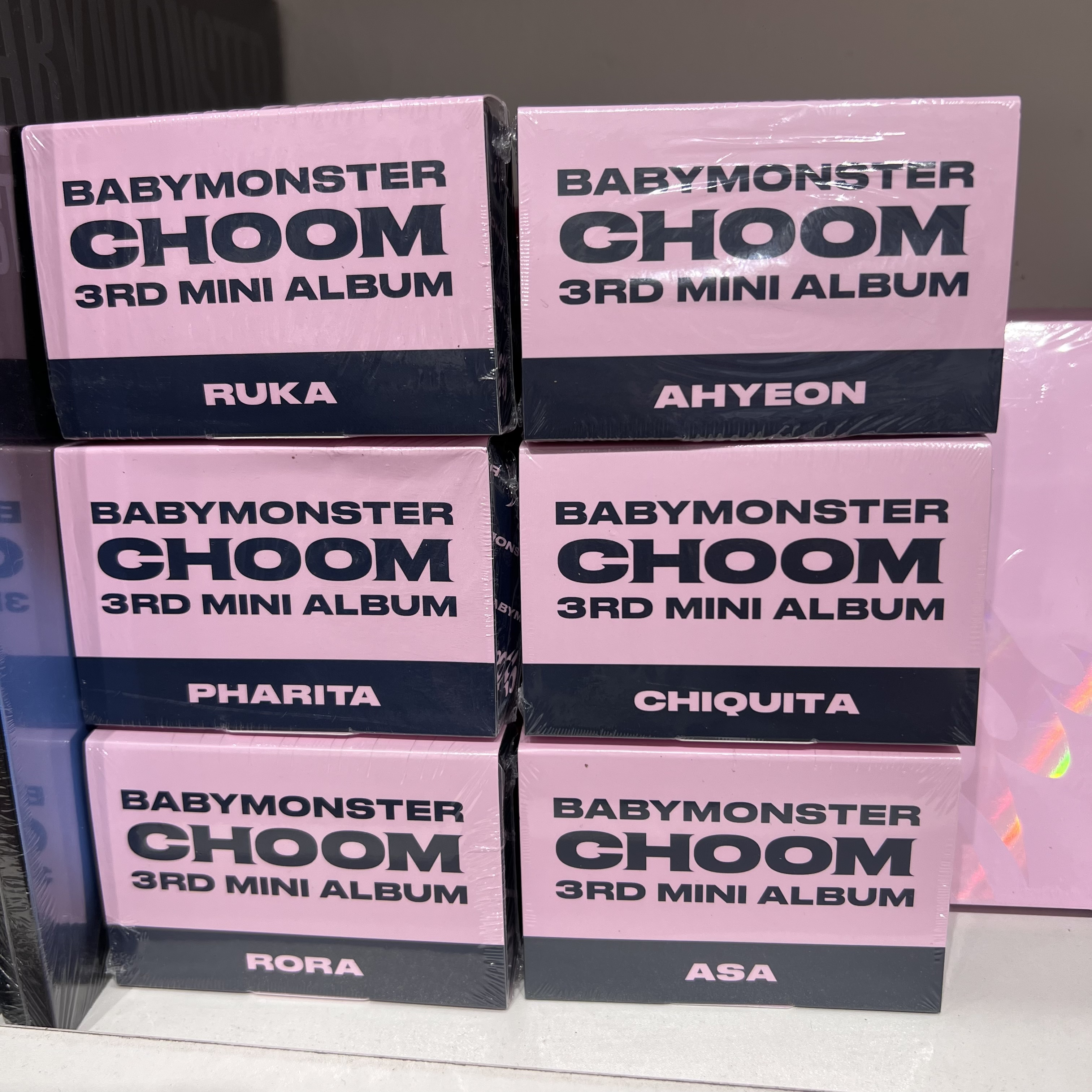 ALBUM BABYMONSTER [CHOOM] Plush Keyring Ver.