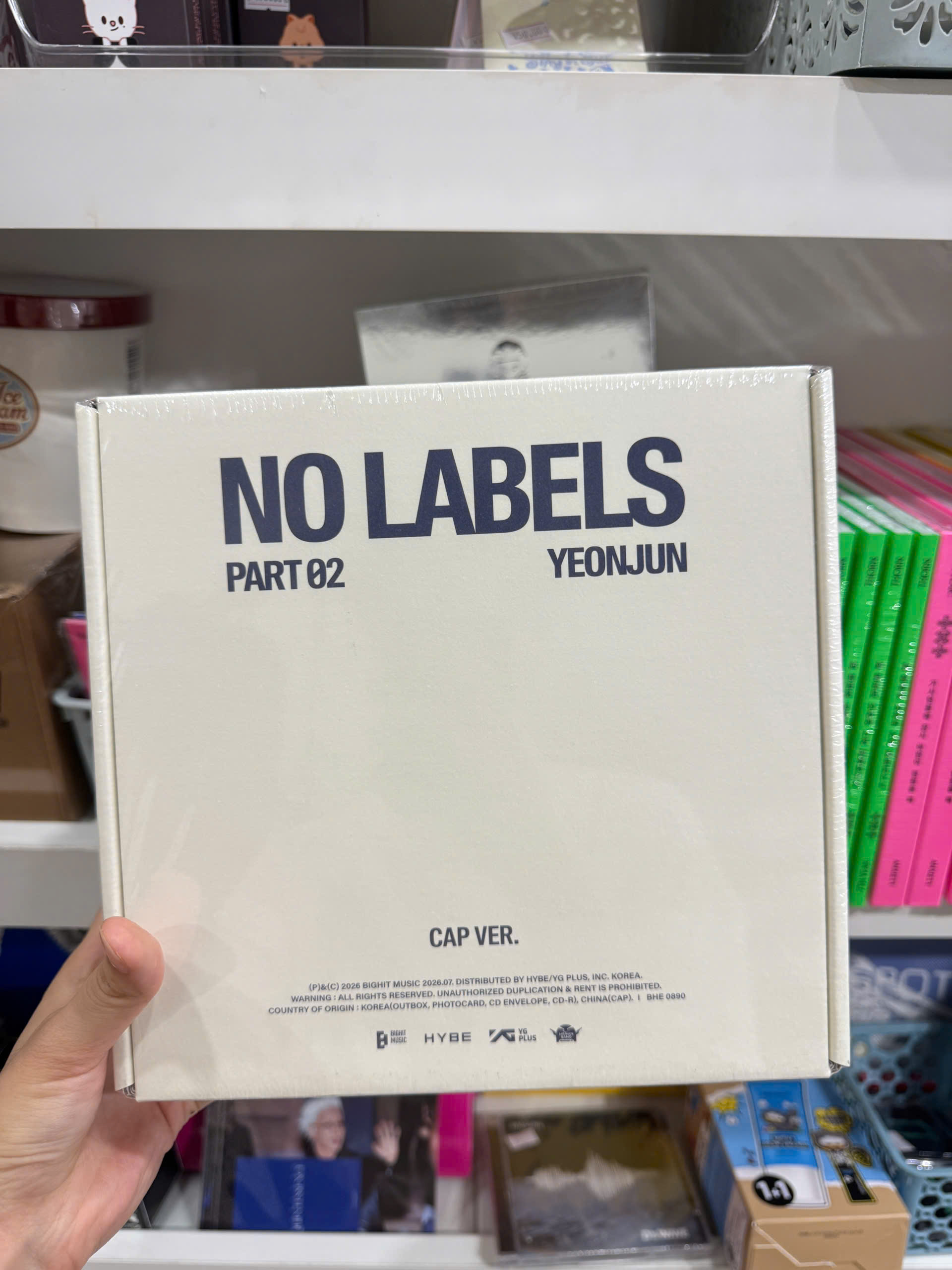 ALBUM YEONJUN NO LABELS: PART 02 (Cap Ver.)