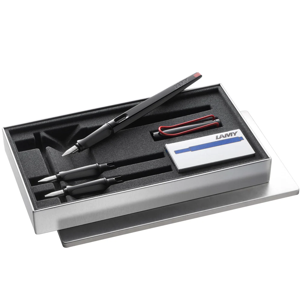 (Set) Bút máy - LAMY Joy - Black (1 bút + 03 ngòi Z50 + 1 hộp T10)
