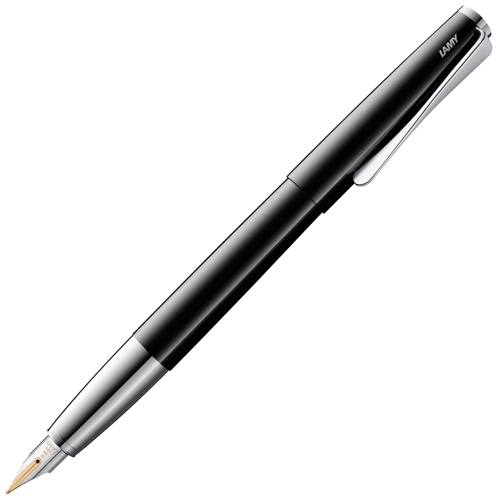 Bút máy - Lamy Studio - Piano Black - Ngòi M vàng 14K