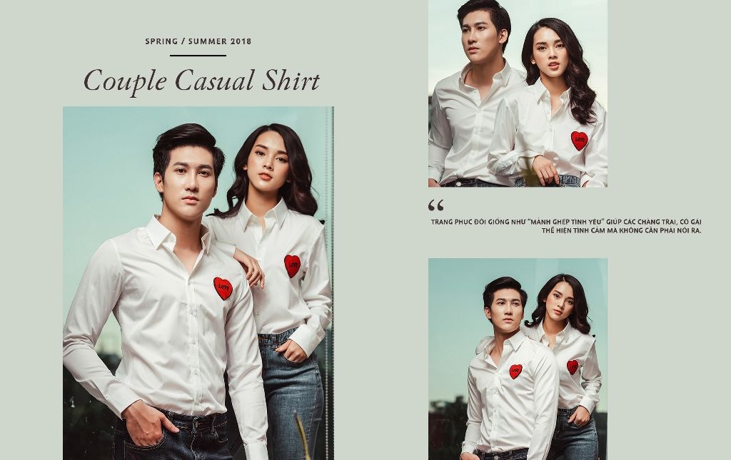 COUPLE CASUAL SHIRT- The Power of Love