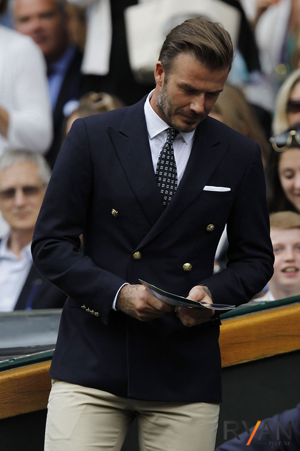 Đằng sau những bộ suit của David Beckham - Thời trang Sao